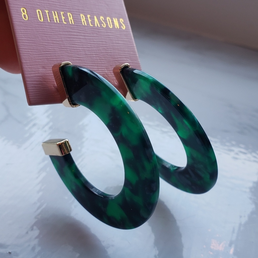 NWT 8 Other Reasons Josie Hoops - Jade